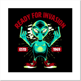 cool invasion Posters and Art